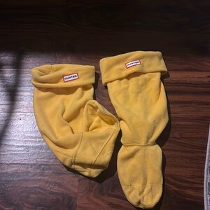 Yellow Hunter Boot Socks - Tall